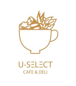 HARU DESIGN  (HARU16)さんのカフェ「U-SELECT CAFE & DELI」のロゴとロゴイラストマークへの提案