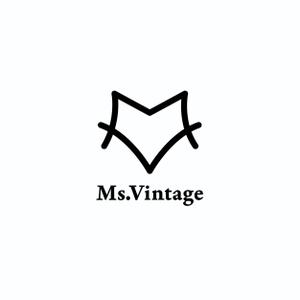 Fowmas.Design (fowmas_23)さんの中古ラグジュアリーブランドショップ「Ms.Vintage」のロゴ制作への提案