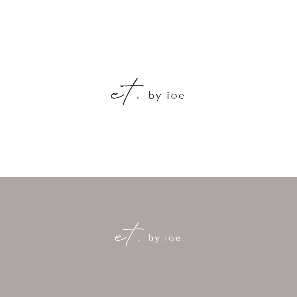 美容室  et. by ioe のロゴ制作