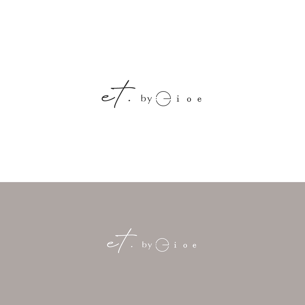 美容室  et. by ioe のロゴ制作