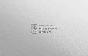 ケイ / Kei (solo31)さんの長期滞在型ゲストハウス「Guest House Mizusawa Onsen」のロゴへの提案