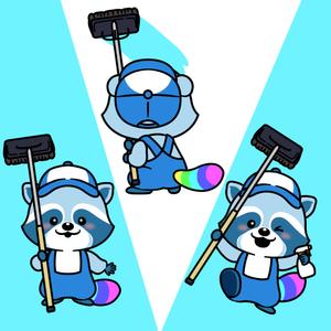 しみしみ (itimatu5label)さんの一軒家の外壁洗浄サービス「外壁洗浄中」のキャラクターデザインへの提案