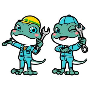 しみしみ (itimatu5label)さんの設備屋の家守テックという屋号のキャラへの提案