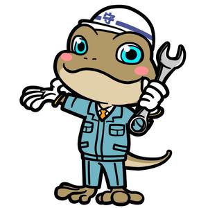しみしみ (itimatu5label)さんの設備屋の家守テックという屋号のキャラへの提案