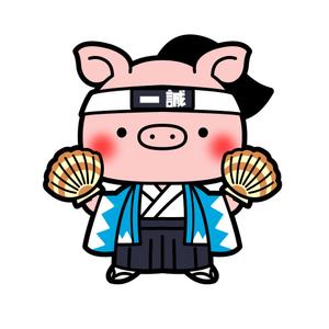 しみしみ (itimatu5label)さんのまつやま帆立豚骨ラーメン　一誠のキャラクターへの提案