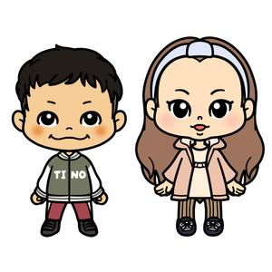 しみしみ (itimatu5label)さんの【公式LINE企画】訪問介護サービス公式キャラクター 「TINO・SORA」デザイン制作 ※第1段階への提案