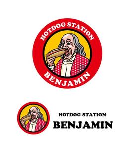 arie (arie7)さんのホットドッグ屋　「HOTDOG　STATION　BENJAMIN」のロゴへの提案