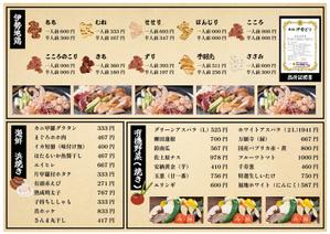 Ran. (605c101025ce8)さんの炉端焼き、その他フードのメニュー案への提案