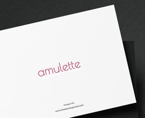tsugami design (tsugami130)さんの中古ブランド品ショップサイト『amulette』のロゴへの提案