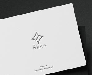tsugami design (tsugami130)さんの美容室「Siete」のロゴへの提案