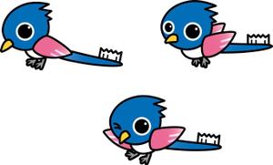 wkoutya (wkoutya)さんの歯科医院のロゴの色調と「サンコウチョウ」に似せたキャラクターへの提案