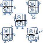 wkoutya (wkoutya)さんの空調の提案企業「日吉電機株式会社」のキャラクター「日吉くん」の修正とパターンの作成への提案