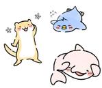 AKITO (Akitohsn)さんの恥ずかしがっている、照れている動物のTシャツ用イラストを3種への提案