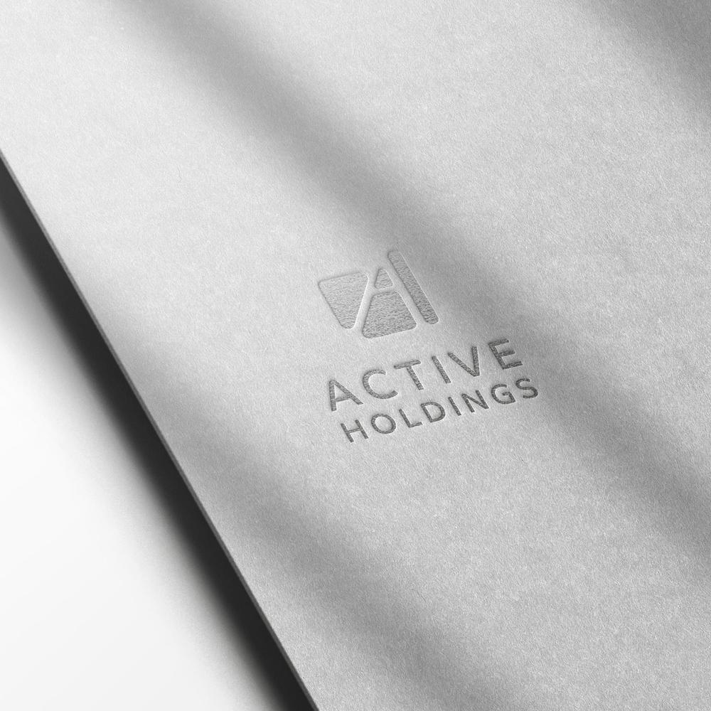 『ACTIVE　HOLDINGS』のロゴ制作