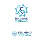 chianjyu (chianjyu)さんのマリンスポーツ/富裕層向けの宿泊施設/レンタカー総合サイト「SEA MIND OKINAWA」のロゴへの提案