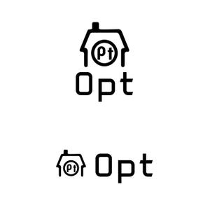 chianjyu (chianjyu)さんのシンプル＆高品質なビジネス仕様の滞在施設「Opt」のロゴ（看板）への提案