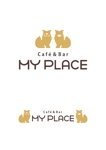 MINORI (minori-17)さんの新規オープン　カフェ＆バー　　「Café＆Bar　MY PLACE 」　　のロゴへの提案