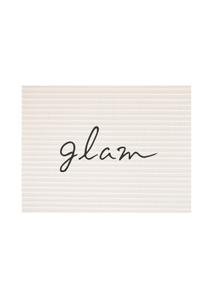 MINORI (minori-17)さんの美容室「glam」のロゴへの提案