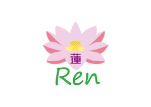 熊本☆洋一 (kumakihiroshi)さんのよもぎ蒸しサロン「蓮 Ren」のロゴへの提案