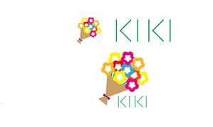熊本☆洋一 (kumakihiroshi)さんのフラワーショップ「KIKI」のロゴへの提案