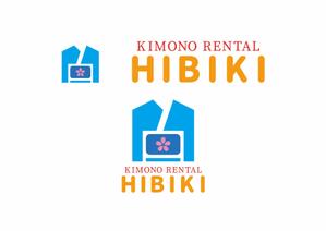 熊本☆洋一 (kumakihiroshi)さんのKIMONO RENTAL HIBIKIのロゴ制作への提案