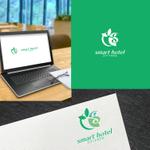 Chamomile Works (blessing29)さんの株式会社スマートホテルと運営するスマートホテルの両方で使用できるロゴへの提案