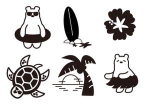 我寿丸ミーサ (74n_ym26)さんのハワイや海、バケーションを連想させるイラストへの提案