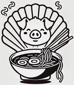 Norimichi (Norimichi56)さんのまつやま帆立豚骨ラーメン　一誠のキャラクターへの提案