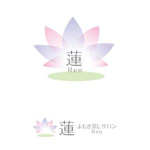 marukei (marukei)さんのよもぎ蒸しサロン「蓮 Ren」のロゴへの提案