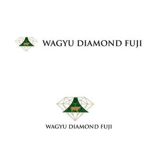 marukei (marukei)さんのオリジナルブランド和牛『WAGYU DIAMOND FUJI』のロゴへの提案