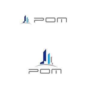 marukei (marukei)さんの不動産会社『POM』のロゴ作成への提案