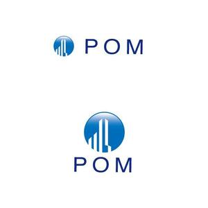 marukei (marukei)さんの不動産会社『POM』のロゴ作成への提案