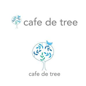 marukei (marukei)さんのカフェ「cafe de tree」のロゴへの提案