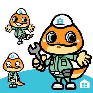 さとうけいこ (satokeiko)さんの設備屋の家守テックという屋号のキャラへの提案