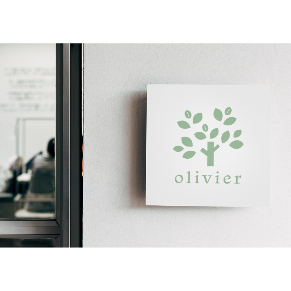 コーヒーショップ「olivier」のロゴ