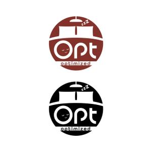 筒井淳二 (0909jt2021)さんのシンプル＆高品質なビジネス仕様の滞在施設「Opt」のロゴ（看板）への提案