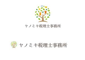 ymdesign (yunko_m)さんの新規開業の税理士事務所のロゴ「ヤノミき税理士事務所」への提案