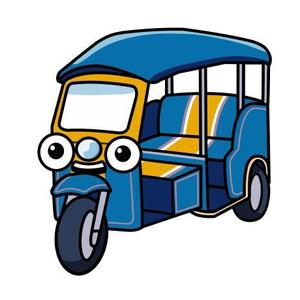 桜川ひろく (Hiroku)さんのアジアのバイク「トゥクトゥク」をモチーフにしたキャラクター制作への提案