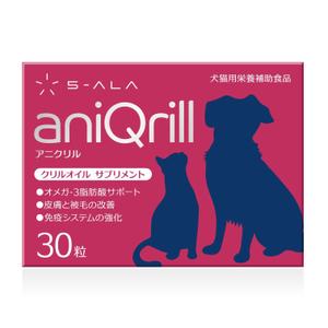 outline84 (outline84)さんの動物サプリメント　クリルオイル　パッケージデザイン　商品名：aniQrillへの提案