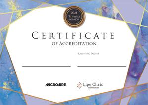 GRAM (GRAM)さんの医師向けのCertification(認定証)のデザインへの提案