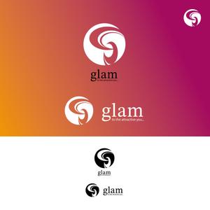 Design Works B-BLOCK (b_block4985)さんの美容室「glam」のロゴへの提案