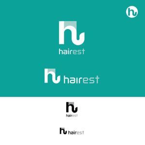 Design Works B-BLOCK (b_block4985)さんの美容室新ブランド【hairest（ヘアレスト）】ロゴデザインへの提案