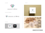 noa (noa_designstudio)さんの貴石、半貴石を使用したアクセサリーやパーツ販売のネットショップ【ERUSA STONE】のロゴへの提案