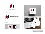 noa (noa_designstudio)さんの人材派遣・人材紹介サイト「HW×JOBS」のロゴへの提案
