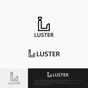 drkigawa (drkigawa)さんのアパレルブランド「LUSTER」(ラスター)のシンボルマーク付きロゴへの提案