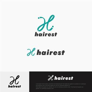 drkigawa (drkigawa)さんの美容室新ブランド【hairest（ヘアレスト）】ロゴデザインへの提案