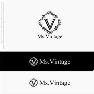 drkigawa (drkigawa)さんの中古ラグジュアリーブランドショップ「Ms.Vintage」のロゴ制作への提案