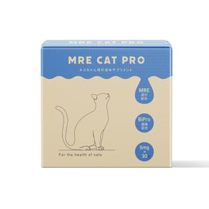 tinomata (tinomata0)さんのペット用サプリメント「MRE Cat Pro」パッケージデザインへの提案