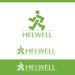 crocusL (crocus222)さんの健康に関する指導や指導のための教材作成を行う会社「HELWELL」のロゴへの提案