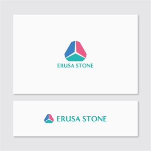 Quiet Design (QuietDesign)さんの貴石、半貴石を使用したアクセサリーやパーツ販売のネットショップ【ERUSA STONE】のロゴへの提案